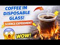 Plastic ka glass aag par kyu nahi jala? 😱 Science Experiment☕☕
