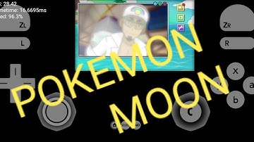 500% CPU clock speed - citra  3DS emulator on android -  pokemon moon - Samsung S10+