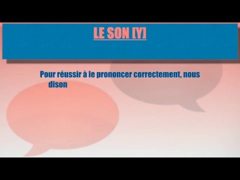 Vidéo: Comment s'appelle Y en français ?