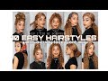 10 EASY HAIRSTYLES WITH A CURLY LACE FRONT WIG + 2 WAYS I TIE MY SCARVES : DSOAR HAIR || ARIANA.AVA