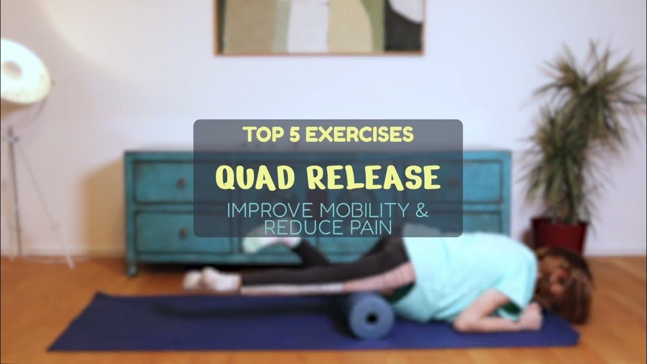 Osgood Schlatter Exercise Quad Roll Exercise for knee pain YouTube