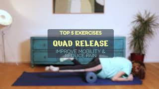 Osgood Schlatter Exercise | Quad Roll |  | Exercise for knee pain