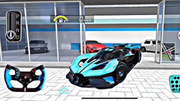 New Blue Bugatti Bolide Car - 3D Driving Class Android Gameplay 2025 | Car Game 