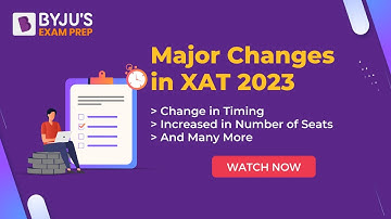 Major Changes in XAT 2023 | Know in detail | XAT Latest Notification #xat2023 #xatexam