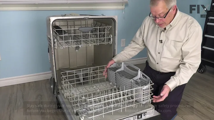 Frigidaire Dishwasher Repair - How to Replace the Lower Rack Wheel Assembly