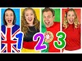 "Counting to 10" in Four MORE Languages! Kids Learn to Count - Numbers Song