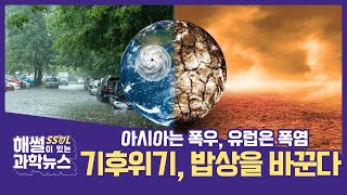 [해썰이 있는 과학뉴스] 전 세계를 덮친 기후위기, 밥상을 바꾼다!😼 원인&해결방안을 과학뉴스에서 풀어드립니다👏