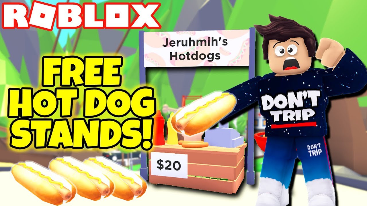 How To Get A Free Hot Dog Stand In Adopt Me New Hot Dog Update Roblox Youtube - yue kar roblox