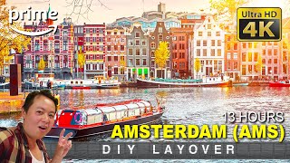 DIY Layover (4K) - Amsterdam (AMS) in 13 Hours | Full Episode