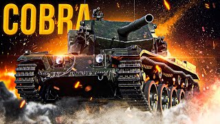 COBRA - БАРАБАННАЯ БАБАХА  | COBRA | КОБРА  | WOT СТРИМ 3 отметки кобра | Как играть на Кобре