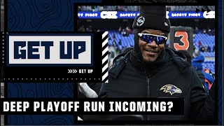 Can the Ravens make a deep playoff run when Lamar Jackson returns? | Get Up