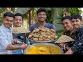 Dal  baati  churma  rajasthan famous food  village style recipe  village rasoi