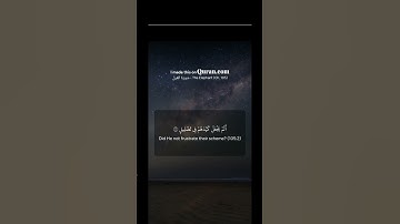 Surah Al-Fil سورة الفيل The Elephant     | Ch-105 |  Ayahs (5) Video 10