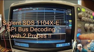 Siglent SDS1104X-E SPI Bus Decoding (2 Channels)