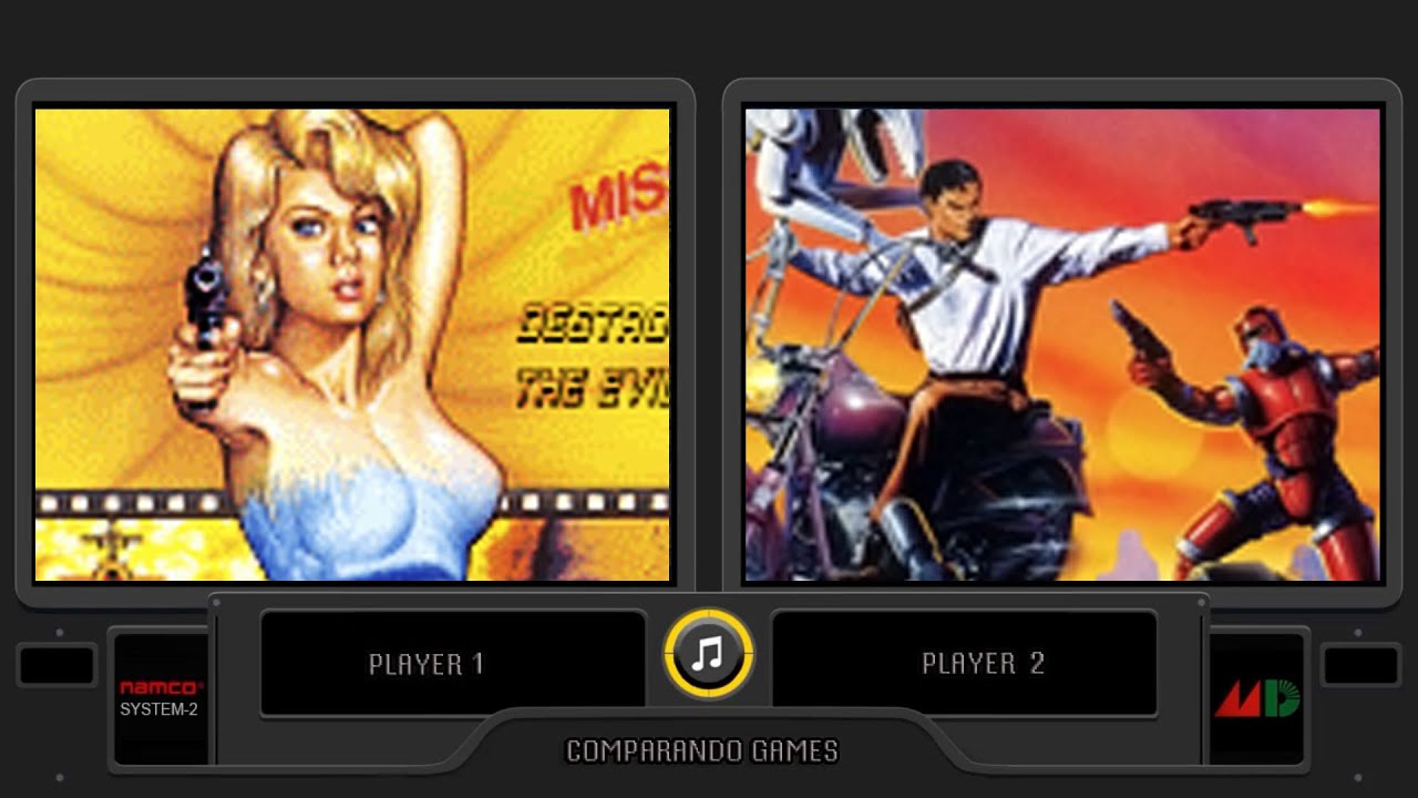 Rolling Thunder 2 (Arcade vs Sega Genesis) Side by Side Comparison ...