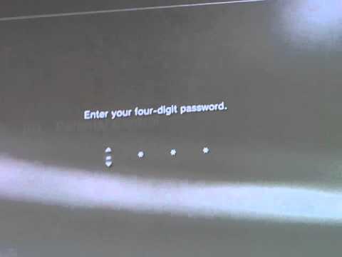 How to reset your password after restarting your ps3