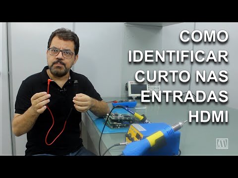 Como identificar curto nas entradas HDMI