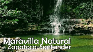 Cascada La Lajita en #zapatoca una Maravilla en Santander 🇨🇴