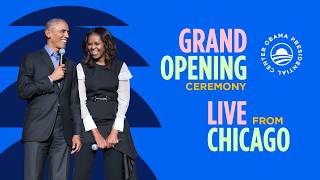 Grand Opening Ceremony at the Obama Presidential Center Thousands Expected To Gather For Obama Presidential Center Opening Ceremony