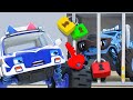 Monster Police Truck Rescue Team | 🚓Who Took the Cake? | Kids Song | BabyBus - Cars World