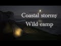 Solo stormy wild camp on a perfect coastal paradise fjallraven abisko one man back packing tent