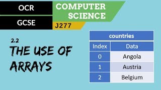71. OCR GCSE (J277) 2.2 The use of arrays