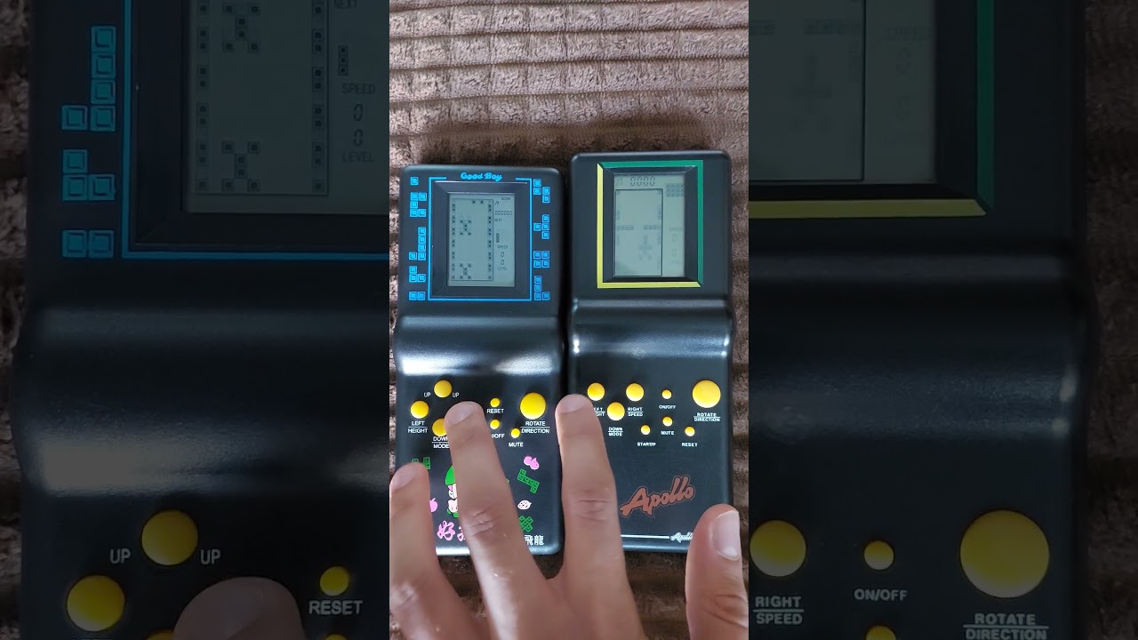 Brick game Good Boy 118 in 1 & Apollo 18 in 1 B0311 Russian talking (Racing game)