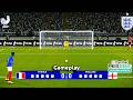 ركلات ترجيح فرنسا ضد إنجلترا محاكاة eFootball Gameplay 