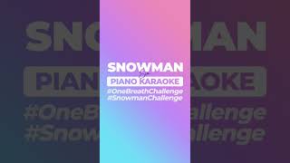 Snowman Karaoke One Breath Challenge! Sia Snowman Challenge 🤔 Can you do it?? 🎹 #sing2piano