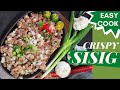 Super easy CRISPY SISIG | How to cook sisig with chicken liver