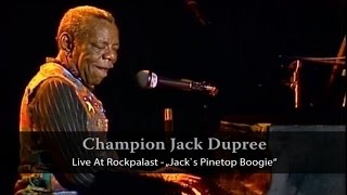 Champion Jack Dupree - Live At Rockpalast - Jack's Pinetop Boogie (Live Video)