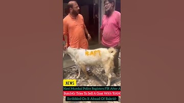 a video showing a goat with the name 