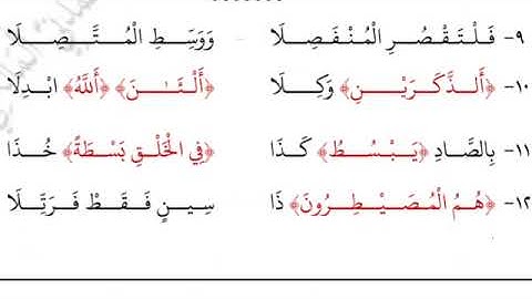الإيضاح لقصر حفص من المصباح نظم فضيلة الشيخ المقرئ عبد الرحمن الشنقيطي المدني بصوت القارئ أيوب شوال