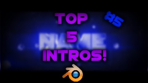 Top 5 FREE BLENDER Intro Templates 5# +FREE DOWNLOADS