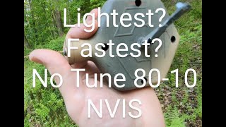 Fastest No Tune 80 10 EFHW NVIS Antenna? Chalk Line based Ham Radio Antenna.