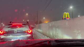 Driving Around Buffalo After Historic Lake Effect Event Dumps Over 80" of Snow!