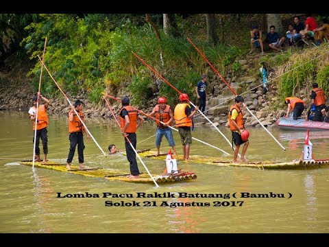 Pacu Rakik Batuang Bambu kelurahan koto Panjang