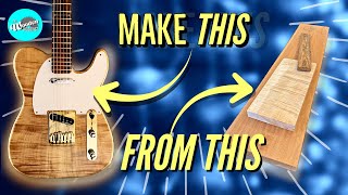 How To Make A Telecaster Guitar From Scratch