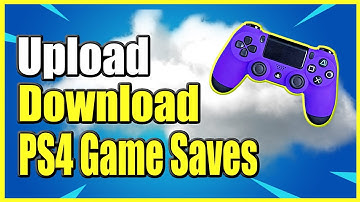 How to UPLOAD & Download Game Data on PS4 and Access Cloud Saves! (Fast Method!)