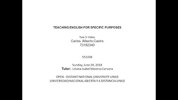 ESP Task 3 video recognition Carlos