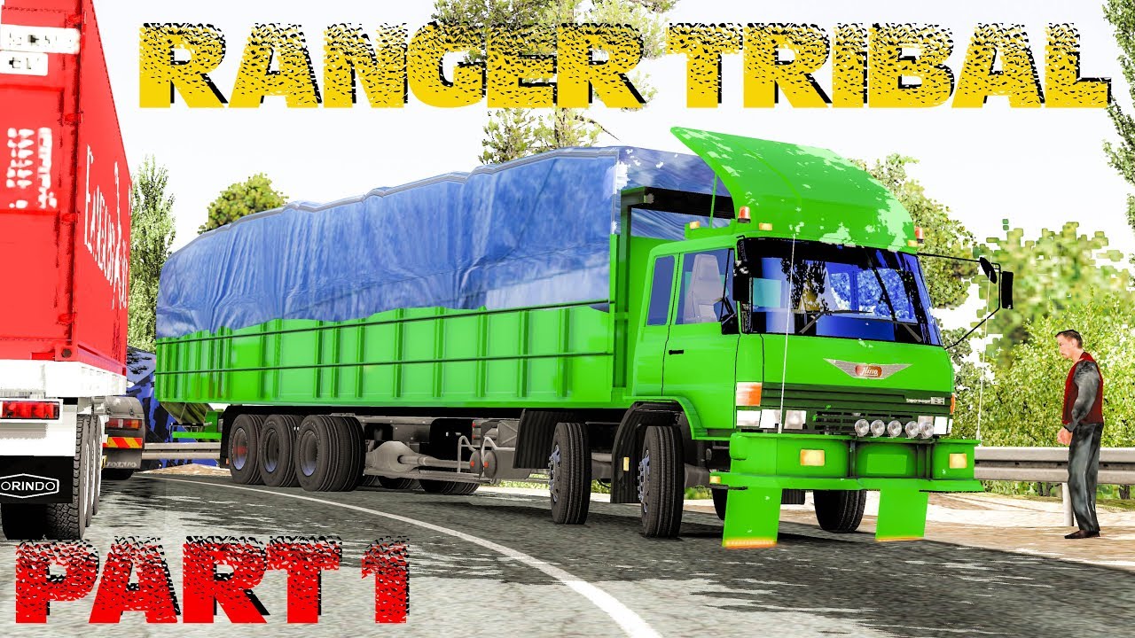 Hino Ranger modif  trinton tribal Suaranya mantap Euro 