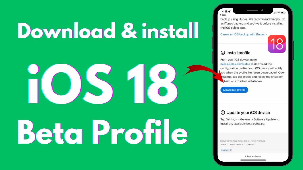 iOS 18 Beta Download / How to download & install ios 18 public beta on ...