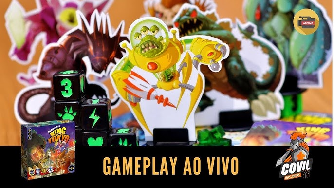 Covil dos Jogos - Gameplay King of New York (Ao Vivo) 