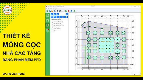 Thiết kế móng cọc Nhà cao tầng - P12: Vẽ strip cho sàn và đài cọc