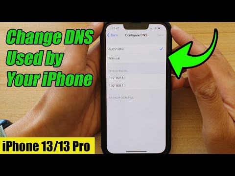 What is DNS services on Apple iPhone?