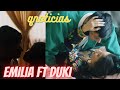 ¡QUE JUGUETONES! Emilia y Duki muestran cómo se grabó "Como si no importara"