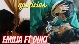 ¡QUE JUGUETONES! Emilia y Duki muestran cómo se grabó 