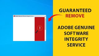 Guaranteed | How to Disable Adobe Genuine Software Integrity Service 2022 screenshot 4