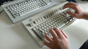 Typing Model M nut and bolt mod