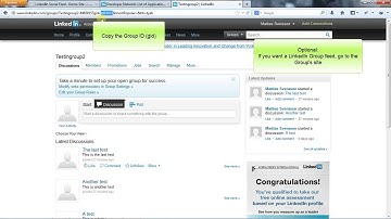 LinkedIn social feed tutorial